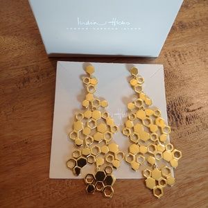 India Hicks Disco Volante gold earrings
